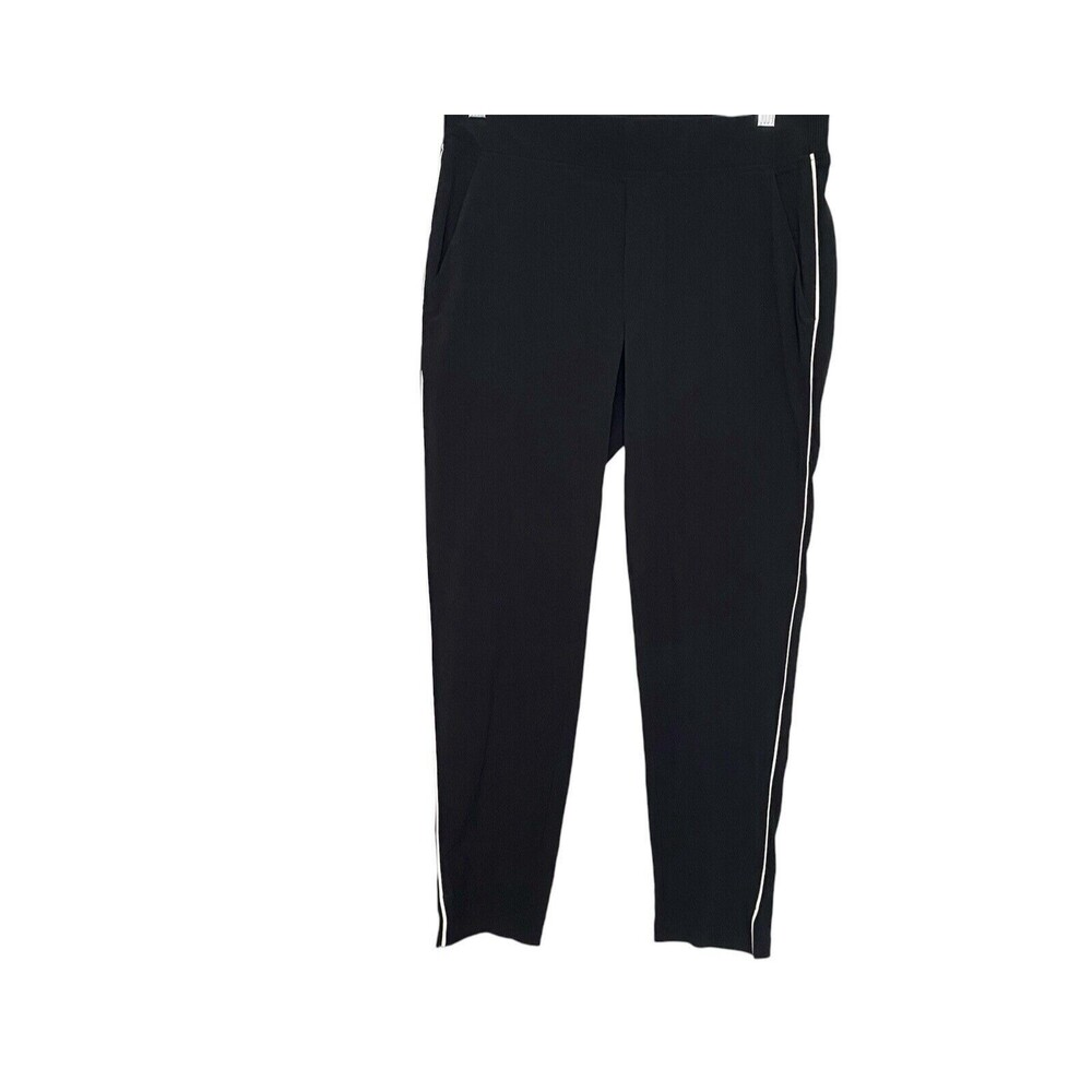 Athleta Black Colorblock Brooklyn‎ Jogger Women 6 Athleisure Travel Pant